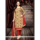 Magnetize Beige Churidar Designer Suit