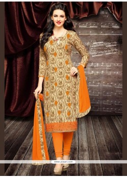 Strange Cotton Churidar Designer Suit