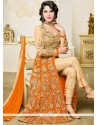 Resplendent Zari Work Anarkali Suit