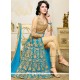 Eye-catchy Embroidered Work Anarkali Suit