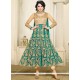 Fine Sea Green Anarkali Suit