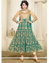 Fine Sea Green Anarkali Suit