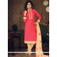 Superb Peach Churidar Suit