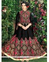 Honourable Lace Work Faux Georgette Readymade Anarkali Suit