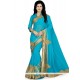 Genius Blue Designer Saree