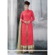 Modish Tussar Silk Designer Palazzo Suit