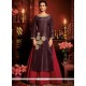 Piquant Art Silk Wine Long Choli Lehenga