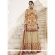 Hypnotic Beige Designer Palazzo Suit