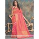 Vivid Pink Banarasi Silk Traditional Designer Saree