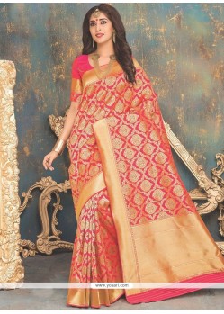 Extraordinary Weaving Work Banarasi Silk Designer Traditional Saree