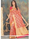 Extraordinary Weaving Work Banarasi Silk Designer Traditional Saree