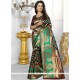 Marvelous Banarasi Silk Brown Designer Traditional Saree