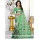 Specialised Banarasi Silk Sea Green Weaving Work Designer Traditional Saree