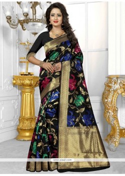 Dazzling Banarasi Silk Weaving Work Traditional Designer Saree