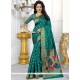 Charismatic Sea Green Weaving Work Banarasi Silk Designer Traditional Saree