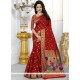 Stupendous Weaving Work Traditional Designer Saree