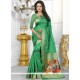 Unique Banarasi Silk Green Traditional Designer Saree