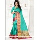 Aspiring Art Silk Sea Green Traditional Saree