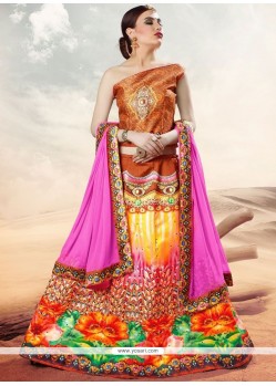 Glowing A Line Lehenga Choli For Sangeet