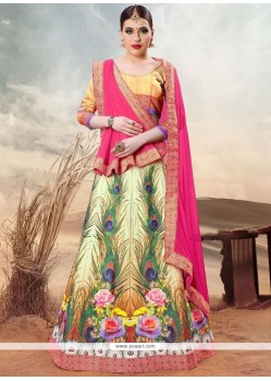 Beauteous Banarasi Silk Digital Print Work Lehenga Choli