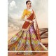 Mesmerizing Banarasi Silk Lace Work Lehenga Choli