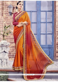 Hypnotizing Multi Colour Fancy Fabric Classic Designer Saree