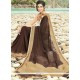 Fascinating Lace Work Faux Georgette Classic Saree