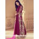 Baronial Magenta Floor Length Anarkali Suit