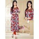 Distinctively Embroidered Work Rayon Party Wear Kurti