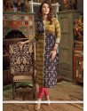 Graceful Print Work Multi Colour Rayon Party Wear Kurti