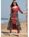 Prime Red Party Wear Kurti