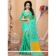 Sonorous Sea Green Traditional Designer Saree