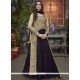 Classical Black Resham Work Floor Length Anarkali Suit