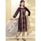 Mesmerizing Brown Churidar Designer Suit