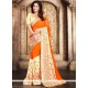 Elegant Orange Saree