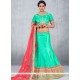 Impressive Sea Green Lace Work Lehenga Choli