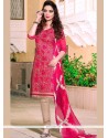 Renowned Embroidered Work Leon Churidar Suit