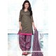 Staggering Cotton Embroidered Work Punjabi Suit