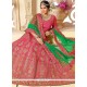 Innovative Pink Embroidered Work Lehenga Choli