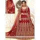 Maroon Zari Work Lehenga Choli