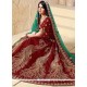 Outstanding Maroon Resham Work Banglori Silk Lehenga Choli