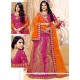 Glossy Embroidered Work Banglori Silk Lehenga Choli