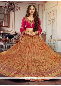 Imperial Art Silk Lace Work Lehenga Choli