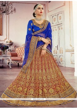 Royal Blue Lehenga Choli