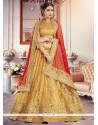 Renowned Art Silk Lace Work Lehenga Choli