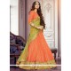 Fascinating Embroidered Work Peach Lehenga Choli