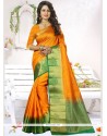 Aesthetic Weaving Work Art Silk Traditional Saree