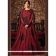 Enchanting Faux Georgette Resham Work Floor Length Anarkali Suit