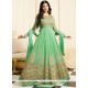 Ayesha Takia Resham Work Green Floor Length Anarkali Suit