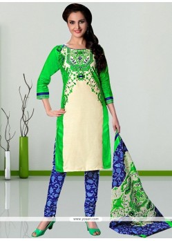 Outstanding Cotton Churidar Salwar Suit